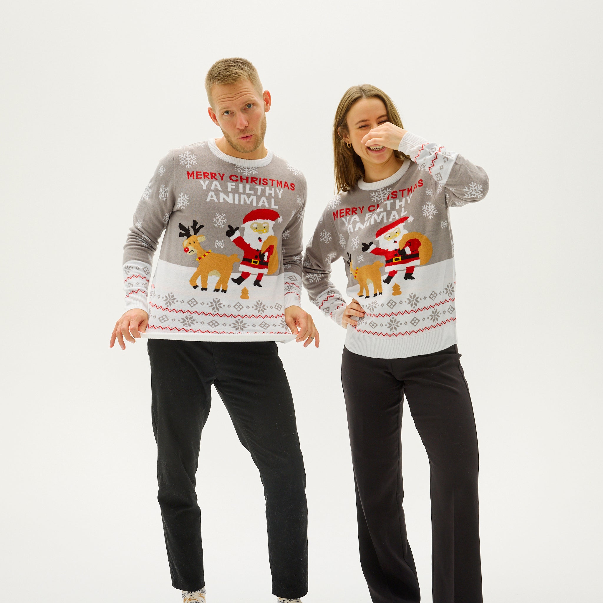 Ya Filthy Animal Kersttrui - Heren